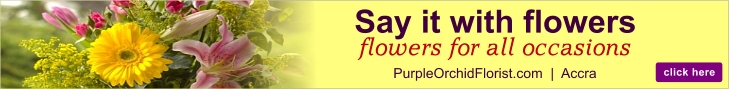 visit Purple Orchid Florist, Accra