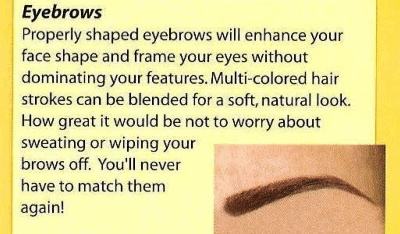permanent makeup - eyebrows