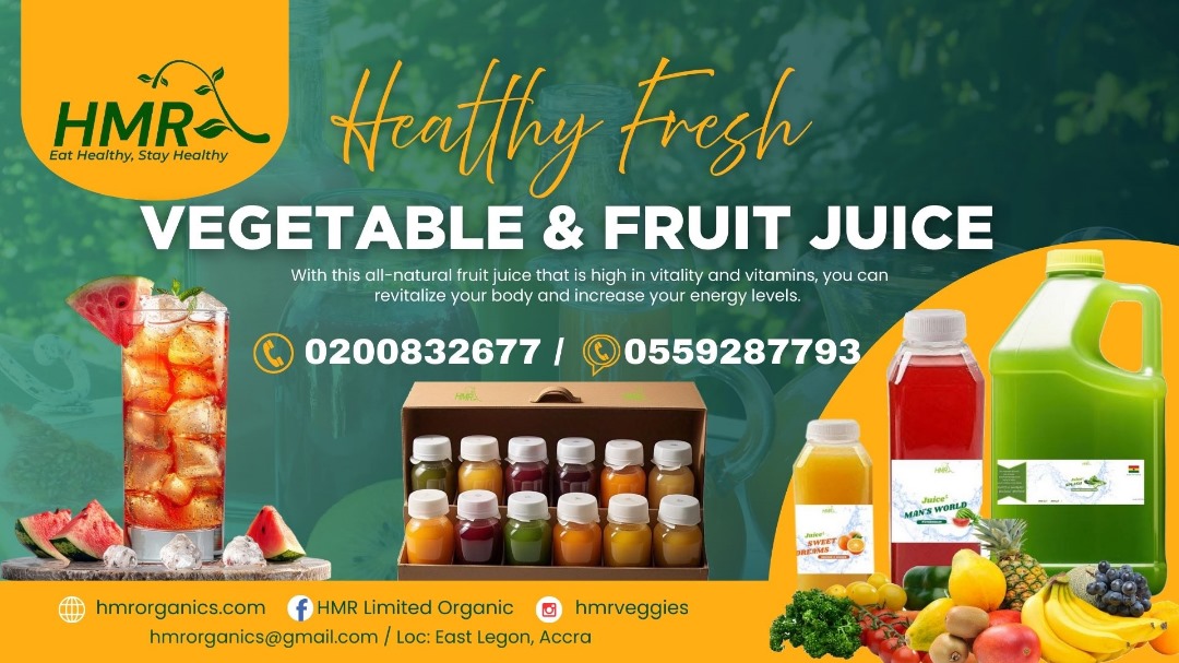 Promotional banner for our organic food business
